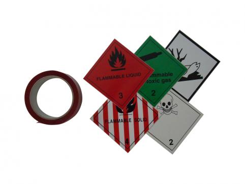 IMO labels and secure tapes
